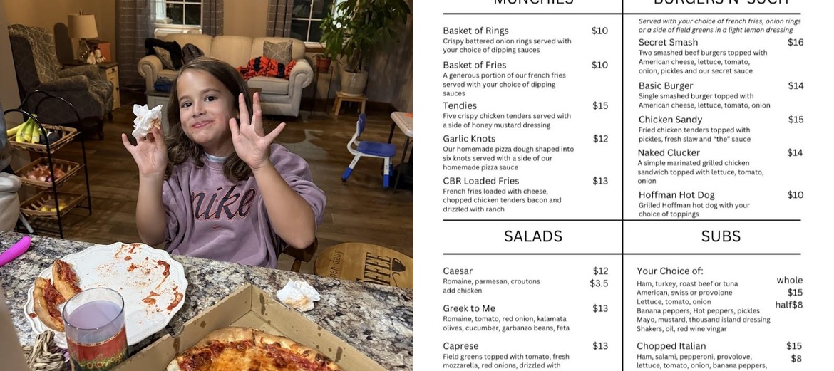 Lakeside Eatery Menu